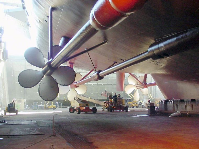 In Dock Locking Aft Shaft 123